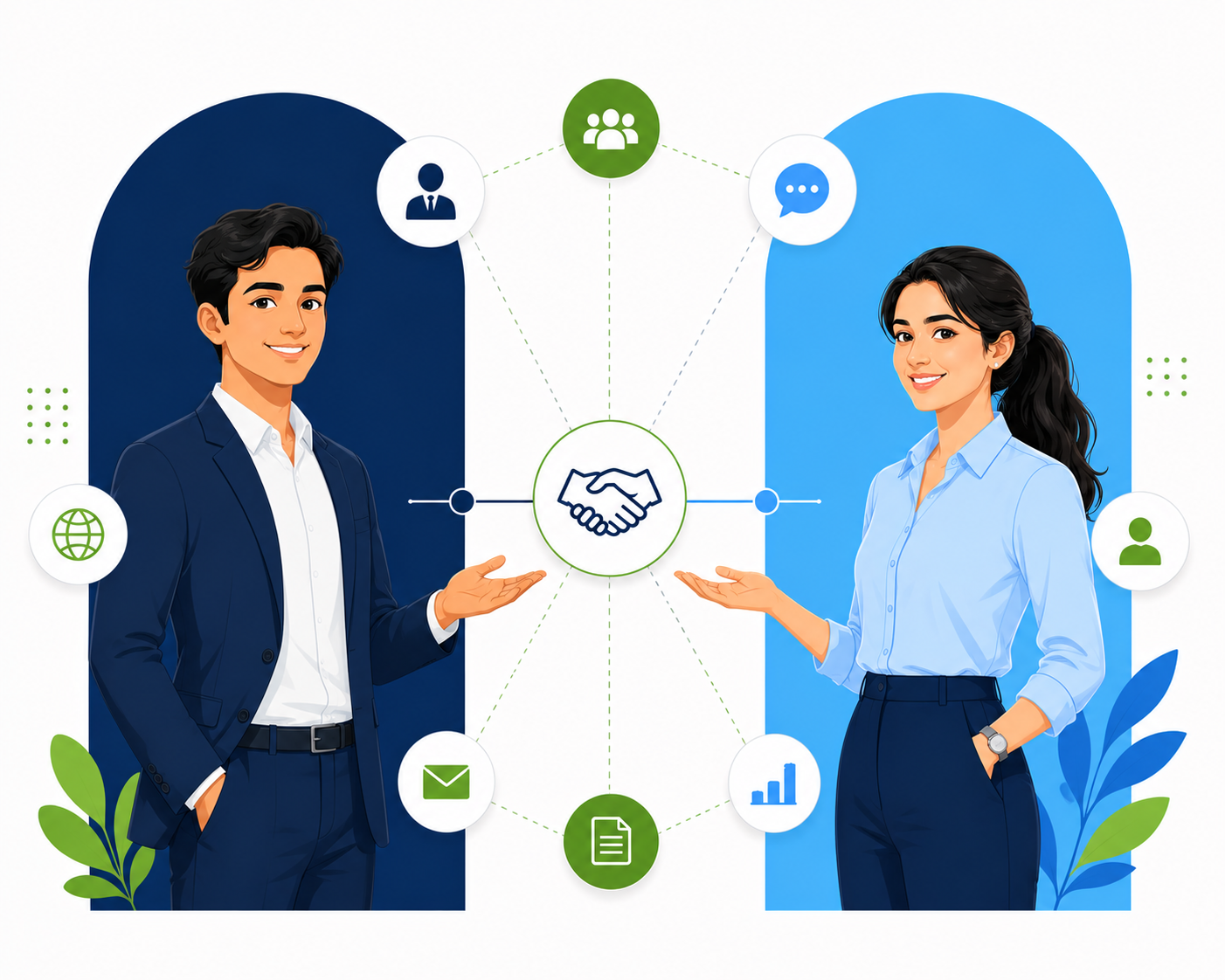Illustration representing C M Ambore And Company's professional network and associations